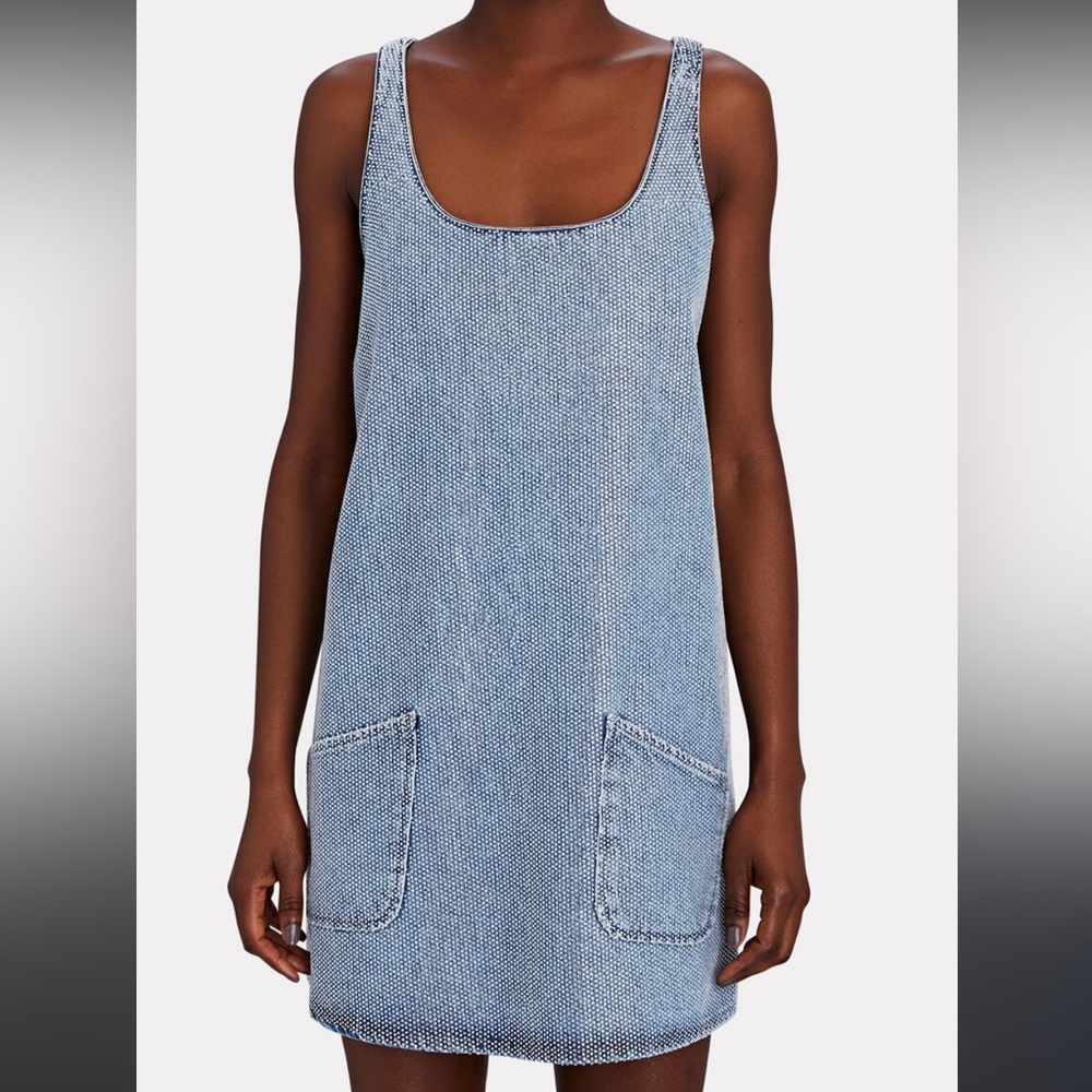 Triarchy Ms. Perri All-Over Crystal Mini Dress Size M